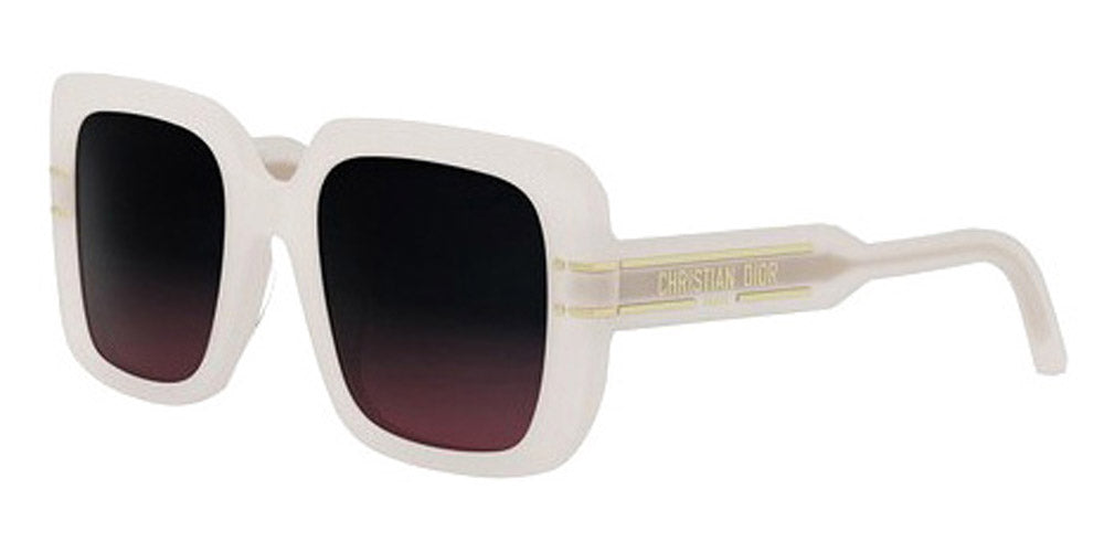 Dior® DIORSIGNATURE S11I CD DIORSIGNATURE S11I 95AD 54 - 95AD Shiny Ivory / Gradient Brown Sunglasses