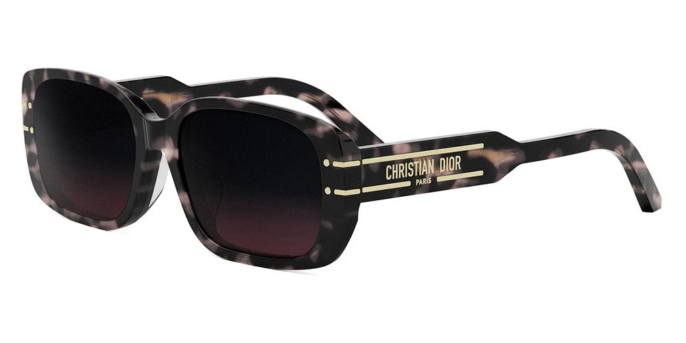 Dior® DIORSIGNATURE S12F CD DIORSIGNATURE S12F 29AD 56 - 29AD Shiny Havana / Gradient Brown Sunglasses