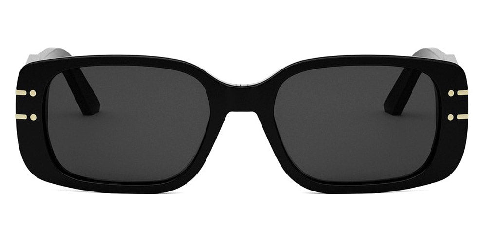 Dior® DIORSIGNATURE S12I CD DIORSIGNATURE S12I 10A0 53 - 10A0 Shiny Black / Smoke Sunglasses