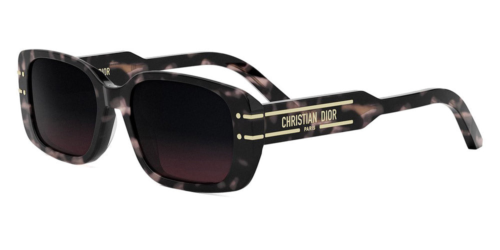 Dior® DIORSIGNATURE S12I CD DIORSIGNATURE S12I 29AD 53 - 29AD Shiny Havana / Gradient Brown Sunglasses