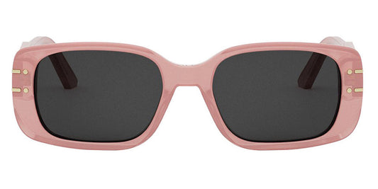Dior® DIORSIGNATURE S12I CD DIORSIGNATURE S12I 40A0 53 - 40A0 Shiny Light Pink / Smoke Sunglasses