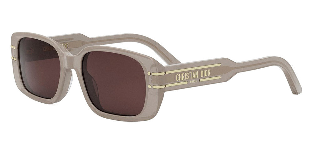 Dior® DIORSIGNATURE S12I CD DIORSIGNATURE S12I 78F0 53 - 78F0 Shiny Transparent Khaki / Brown Sunglasses