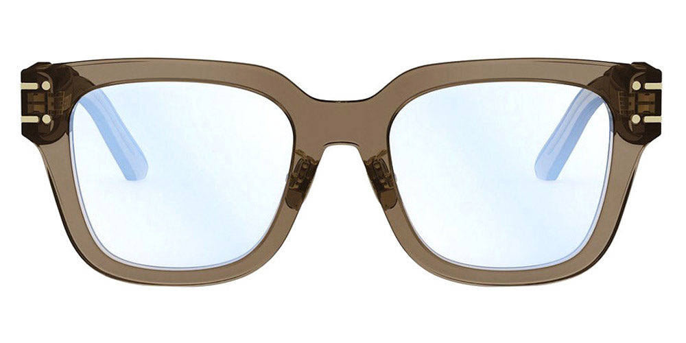 Dior® DIORSIGNATUREO S5F CD DIORSIGNATUREO S5F 55BB 52 - 55BB Shiny Lime Transparent / Gradient Smoke Eyeglasses