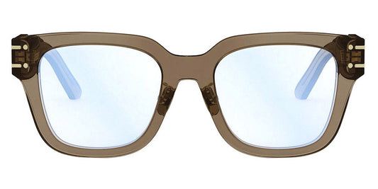 Dior® DIORSIGNATUREO S5F CD DIORSIGNATUREO S5F 55BB 52 - 55BB Shiny Lime Transparent / Gradient Smoke Eyeglasses