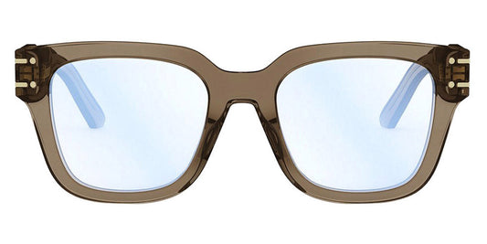 Dior® DIORSIGNATUREO S5I CD DIORSIGNATUREO S5I 55BB 52 - 55BB Shiny Lime Transparent / Gradient Smoke Eyeglasses
