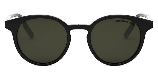 Dior® DIORTAG R1I CD DIORTAG R1I 10C0 49 - 10C0 Shiny Black / Green Sunglasses