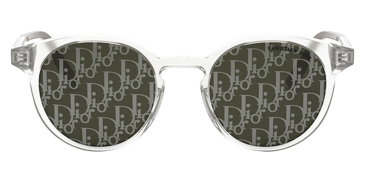 Dior® DIORTAG R1I CD DIORTAG R1I 88A8 49 - 88A8 Shiny Transparent / Silver Mirror Sunglasses