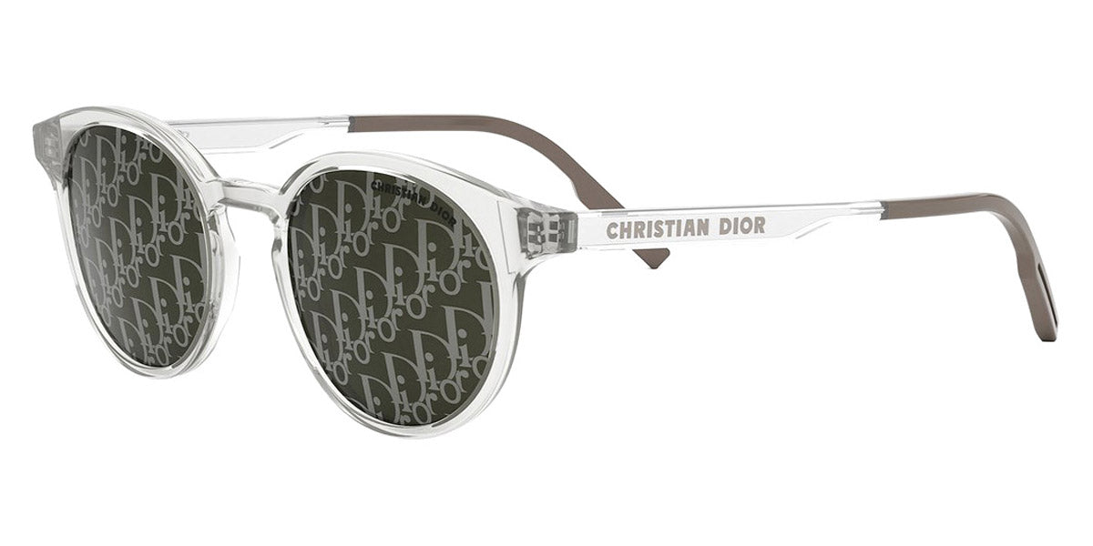 Dior® DIORTAG R1I CD DIORTAG R1I 88A8 49 - 88A8 Shiny Transparent / Silver Mirror Sunglasses