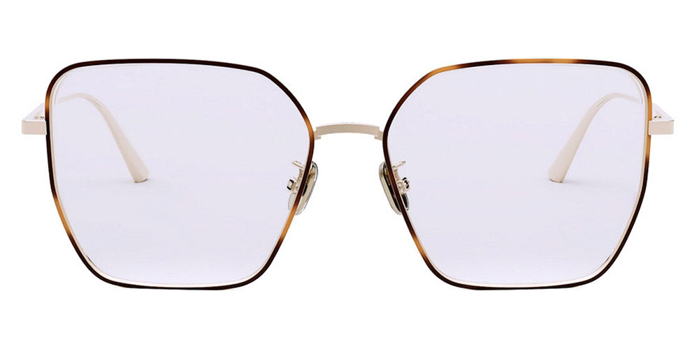 Dior® GEMDIORO S6U CD GEMDIORO S6U B 57 - B 500 Shiny Gold Havana Eyeglasses