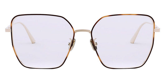 Dior® GEMDIORO S6U CD GEMDIORO S6U B 57 - B 500 Shiny Gold Havana Eyeglasses