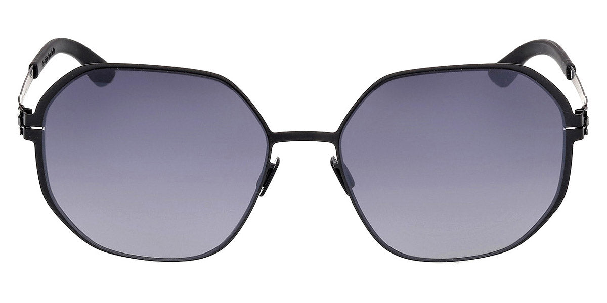 Ic! Berlin® Dominica ICB IC0060 02B 59 - Matte Black / Gradient Smoke Sunglasses