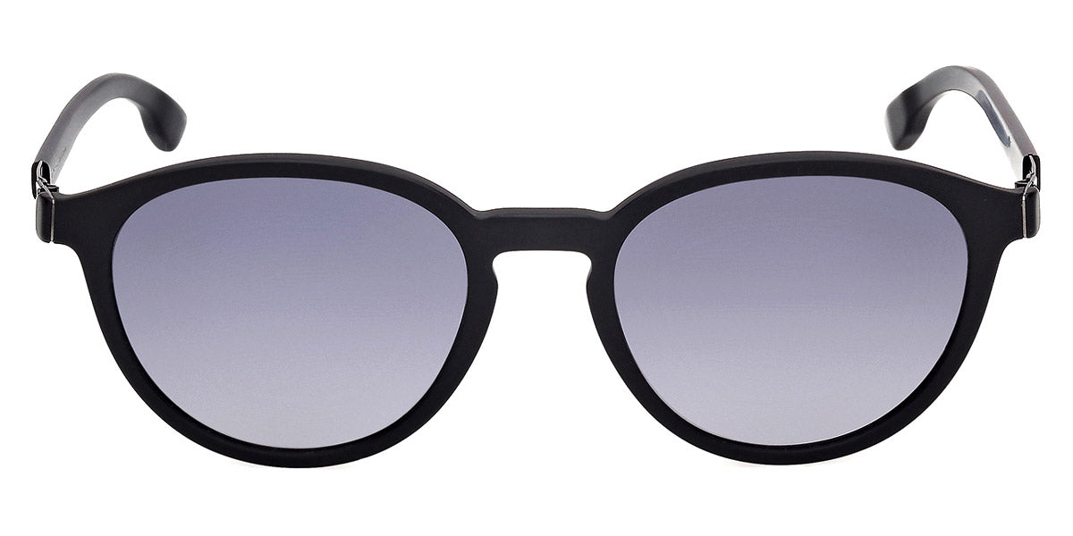 Ic! Berlin® Cassius ICB IC0064 02B 52 - Matte Black / Gradient Smoke Sunglasses