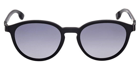Ic! Berlin® Cassius ICB IC0064 02B 52 - Matte Black / Gradient Smoke Sunglasses