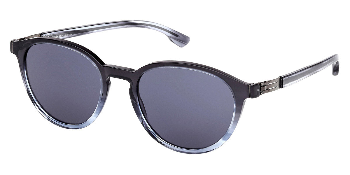 Ic! Berlin® Cassius ICB IC0064 66A 52 - Deep Ocean / Smoke Sunglasses