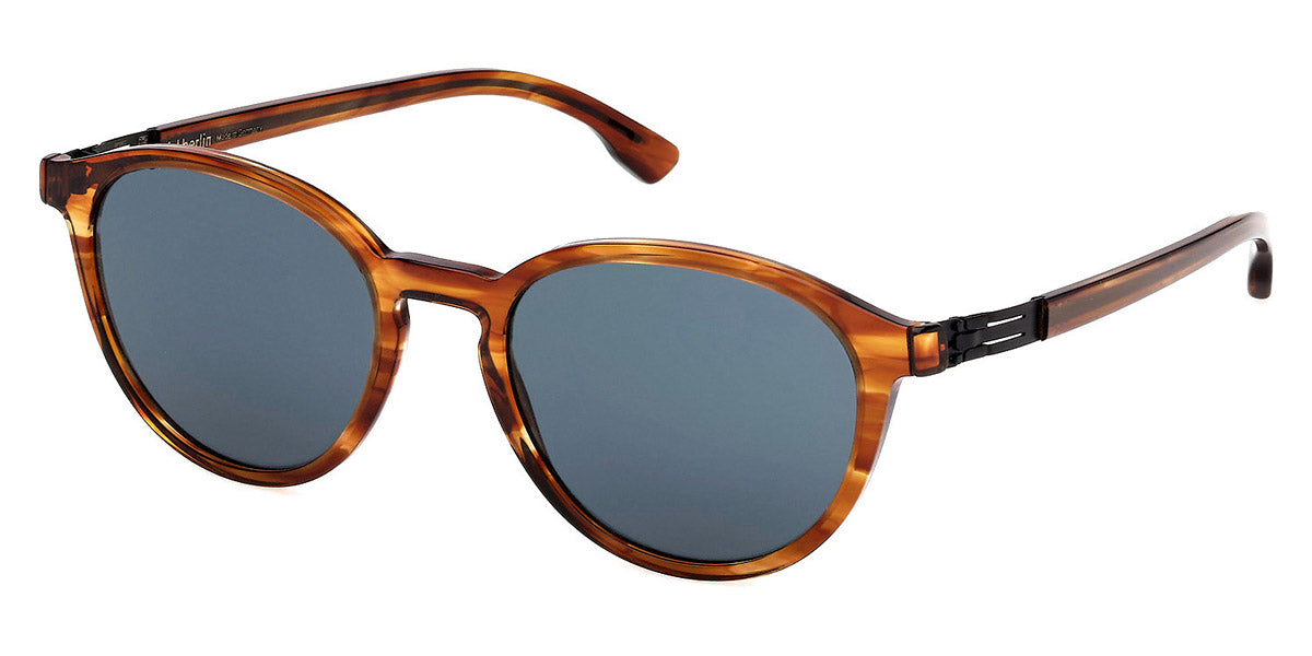 Ic! Berlin® Cassius ICB IC0064 91N 52 - Amber Brown / Blue Sunglasses