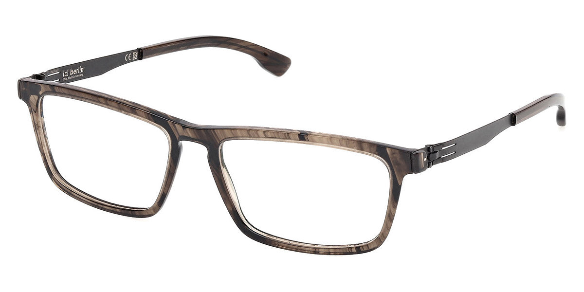 Ic! Berlin® Miles ICB IC5160 048 55 - Shiny Dark Brown Eyeglasses