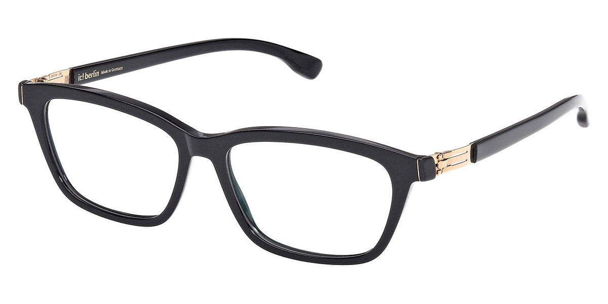 Ic! Berlin® Cynthia ICB IC5162 001 53 - Shiny Black Eyeglasses