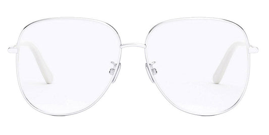 Dior® MINI CD O A1U CD MINI CD O A1U F600 57 - F600 Shiny Silver Eyeglasses