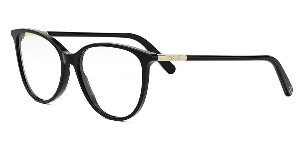 Dior® MINICD O B7I CD MINICD O B7I 1200 52 - 1200 Shiny Black Eyeglasses