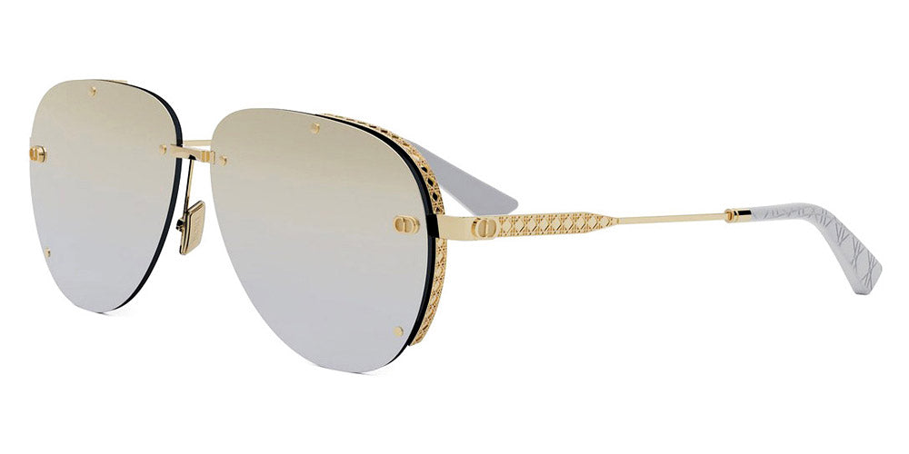 Dior® NEODIOR A1U CD NEODIOR A1U B0H4 61 - B0H4 Shiny Light Nickeltin / Smoke Mirror Sunglasses