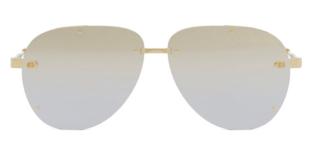 Dior® NEODIOR A1U CD NEODIOR A1U B0H4 61 - B0H4 Shiny Light Nickeltin / Smoke Mirror Sunglasses
