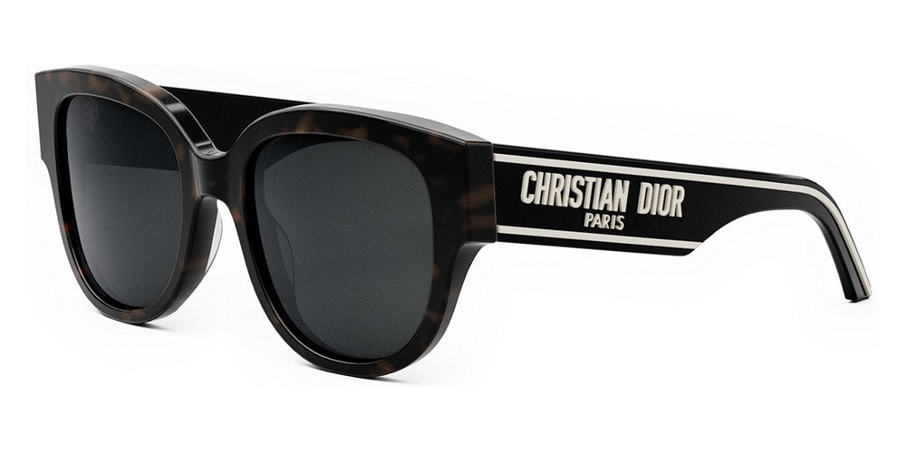 Dior® Wildior BU - 29P0 Shiny Dark Havana / Grey Polarized Sunglasses