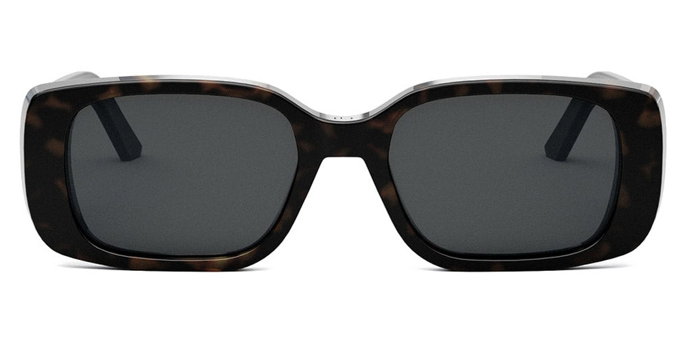 Dior® WILDIOR S2U - 29P0 Shiny Dark Havana / Smoke  Polarized Sunglasses
