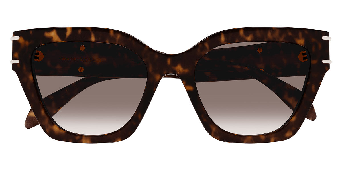 Alexander McQueen® AM0398S AM AM0398S 001 53 - Black / Gray Gradient Lenses