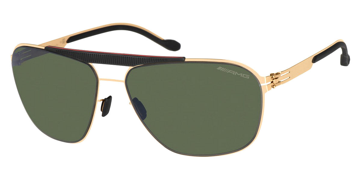 Ic! Berlin® AMG 01 Lamelle Raceline-Gold 64 Sunglasses