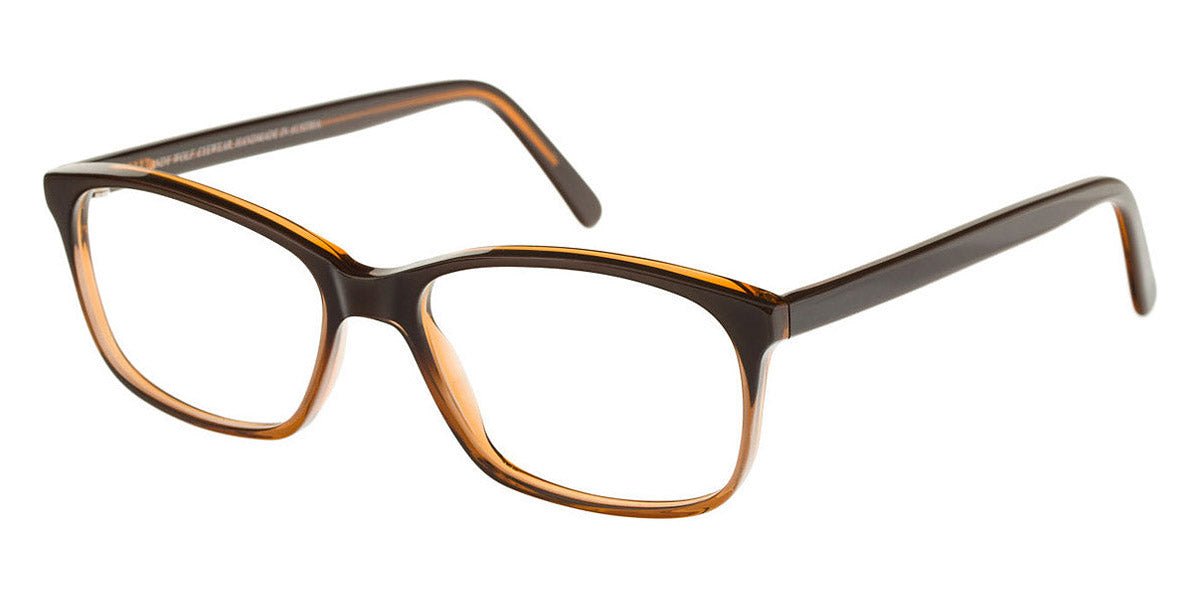 Andy Wolf® 4480 AW 4480 K 54 - Brown/Orange K Eyeglasses