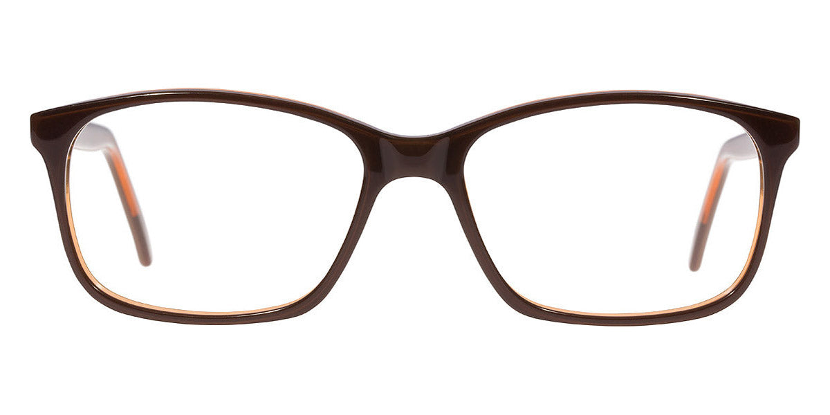 Andy Wolf® 4480 AW 4480 N 54 - Brown/Orange N Eyeglasses