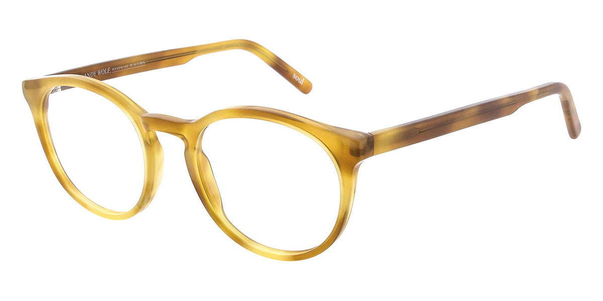 Andy Wolf® 4567 AW 4567 H 49 - Yellow/Brown H Eyeglasses