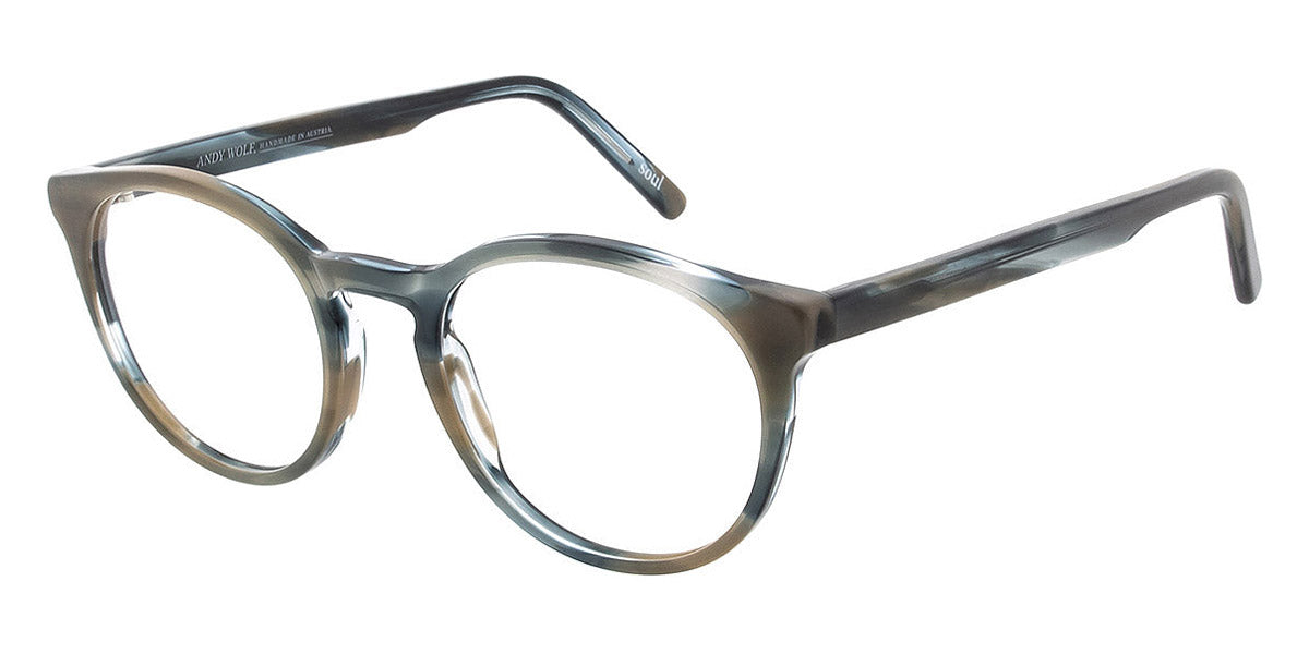 Andy Wolf® 4567 AW 4567 M 49 - Blue/Brown M Eyeglasses