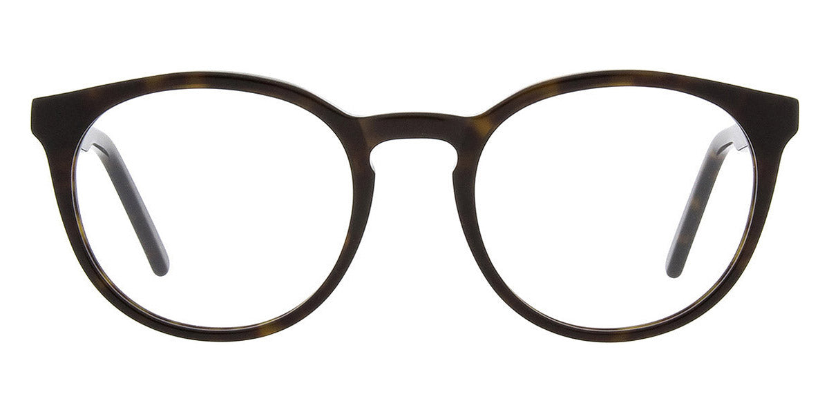 Andy Wolf® 4567 AW 4567 O 49 - Brown/Yellow O Eyeglasses