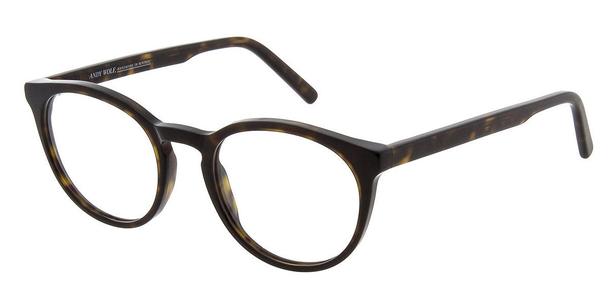 Andy Wolf® 4567 AW 4567 O 49 - Brown/Yellow O Eyeglasses