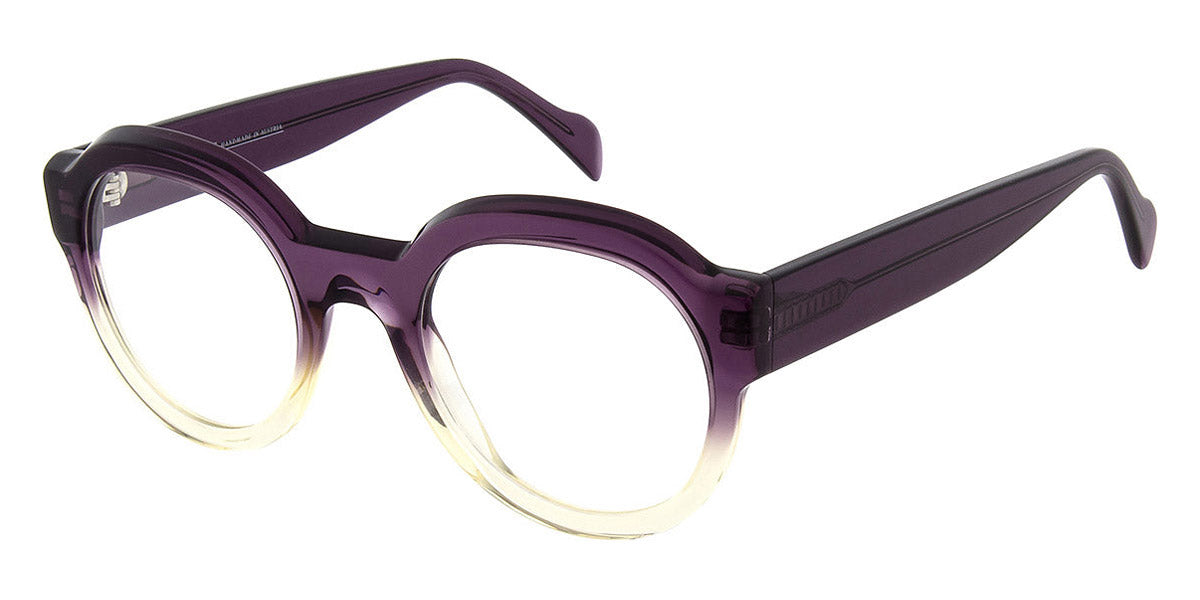 Andy Wolf® 4596 AW 4596 06 50 - Violet/Yellow 06 Eyeglasses