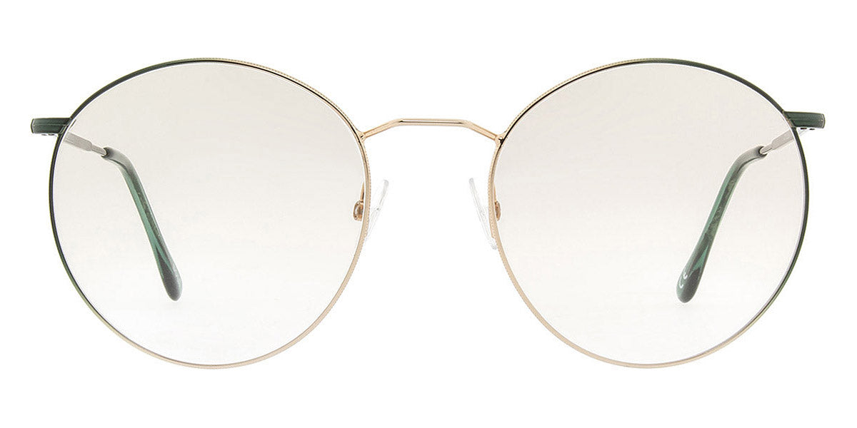 Andy Wolf® 4710 Lisa H. AW 4710 Lisa H. Q 53 - Gold/Green Q Eyeglasses