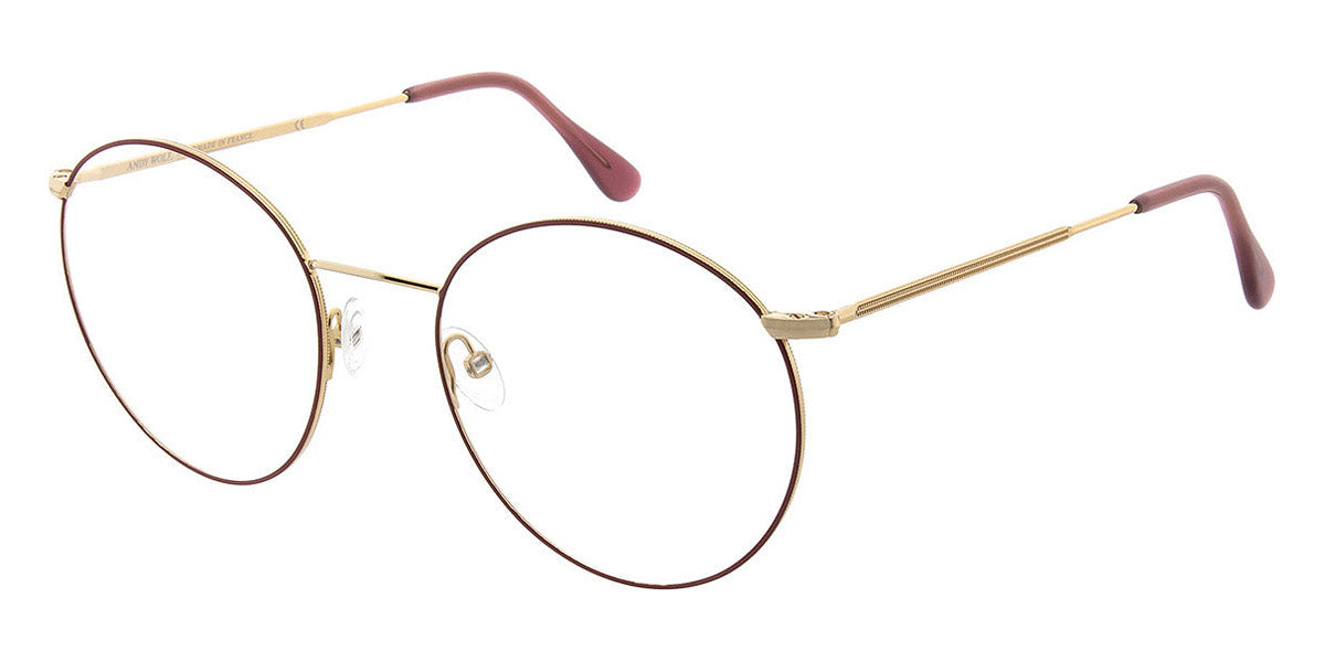 Andy Wolf® 4710 Lisa H. AW 4710 Lisa H. V 53 - Gold/Berry V Eyeglasses