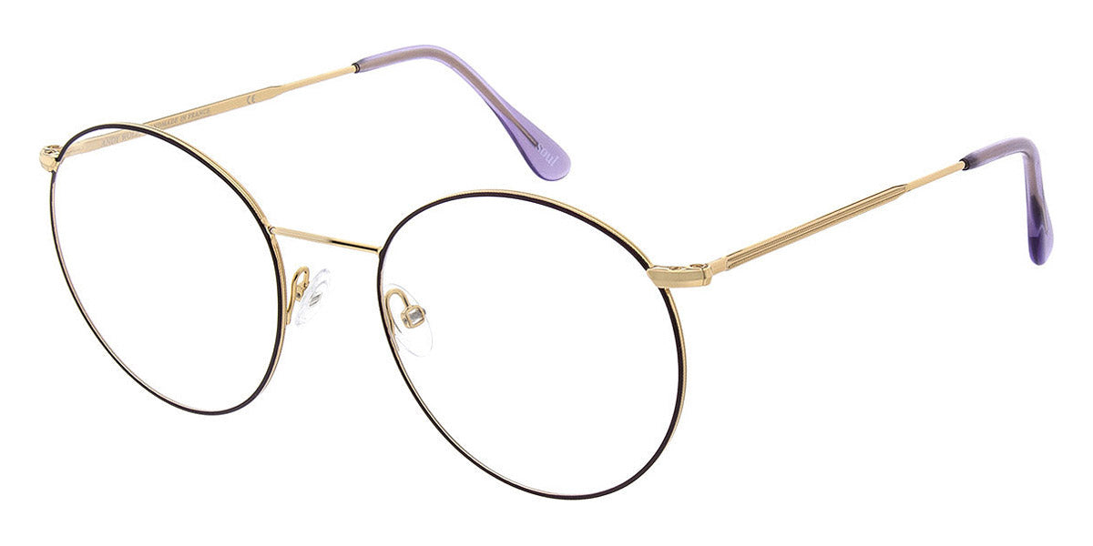 Andy Wolf® 4710 Lisa H. AW 4710 Lisa H. X 53 - Gold/Violet X Eyeglasses