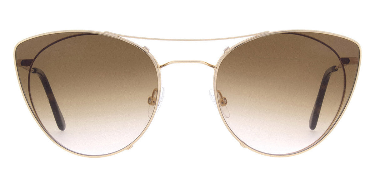 Andy Wolf® 4734 Clip2 AW 4734 Clip2 12 55 - Gold/Brown 12 Sunglasses