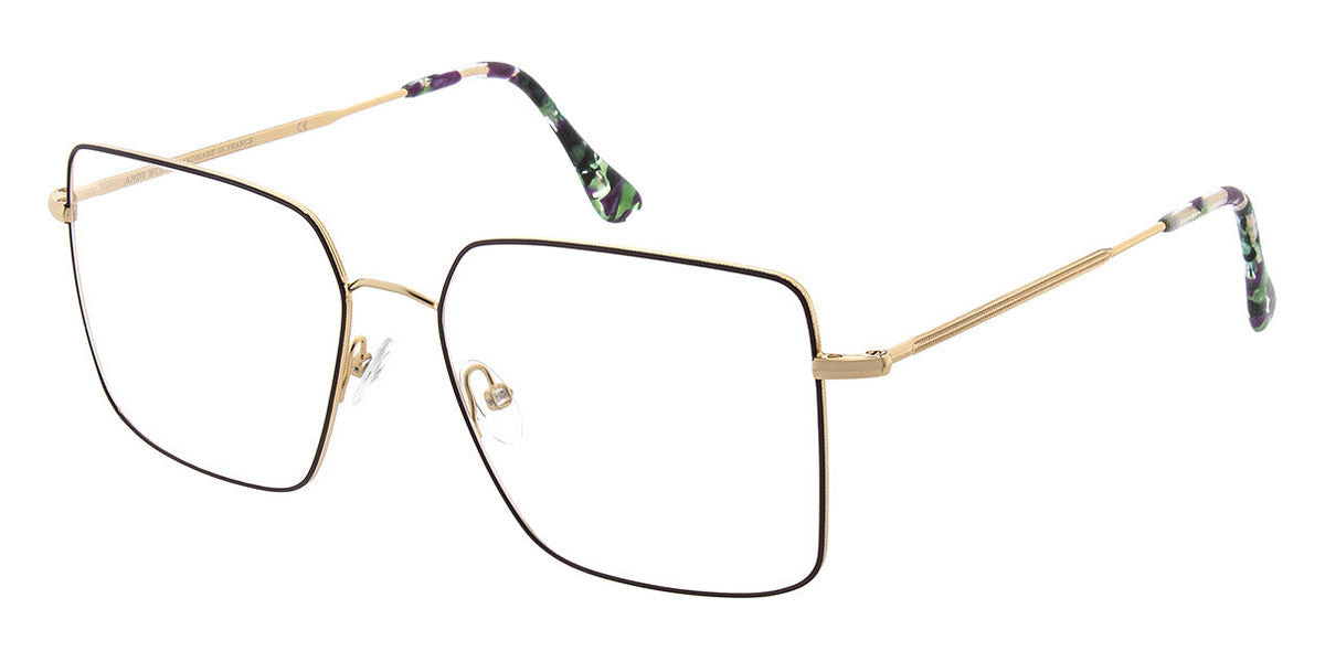 Andy Wolf® 4746 AW 4746 J 55 - Gold/Violet J Eyeglasses