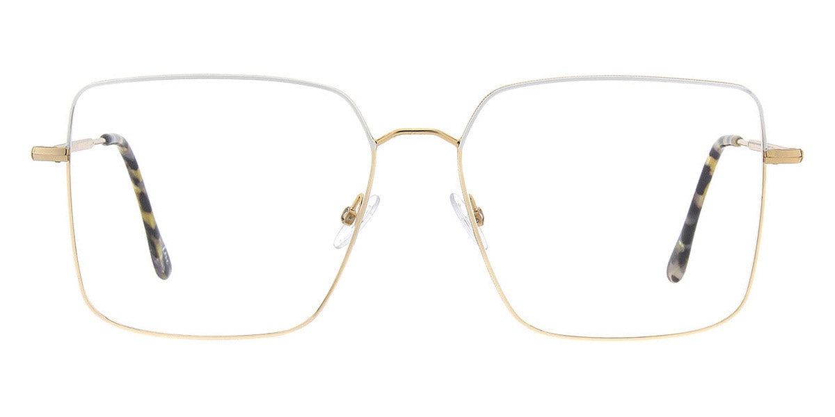 Andy Wolf® 4746 AW 4746 M 58 - Gold/White M Eyeglasses