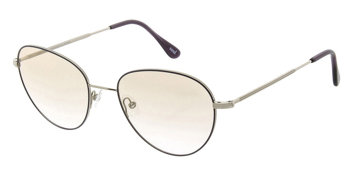 Andy Wolf® 4748 AW 4748 C 54 - Silver/Violet C Eyeglasses
