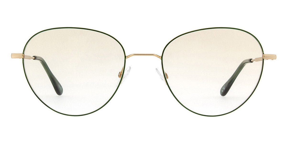 Andy Wolf® 4748 AW 4748 E 54 - Gold/Green E Eyeglasses