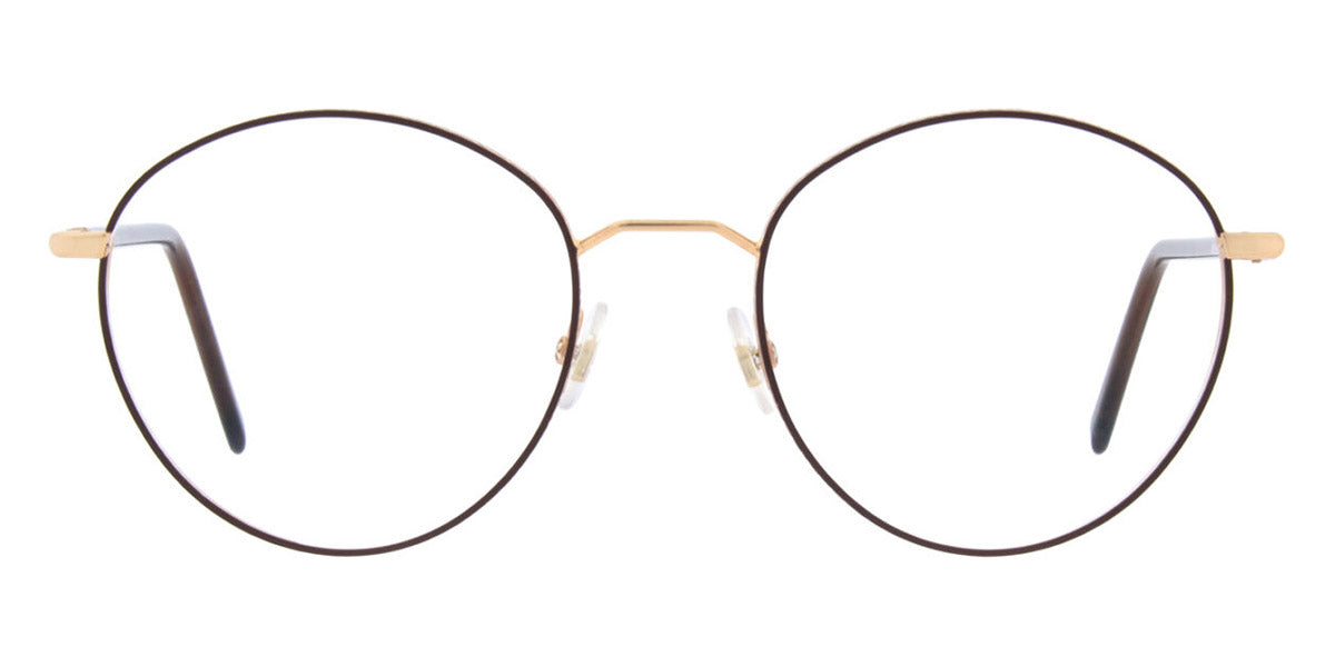 Andy Wolf® 4825 AW 4825 04 53 - Rosegold/Brown Eyeglasses