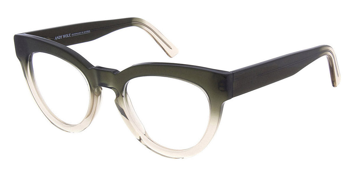Andy Wolf® 5134 AW 5134 04 52 - Green/Beige Eyeglasses