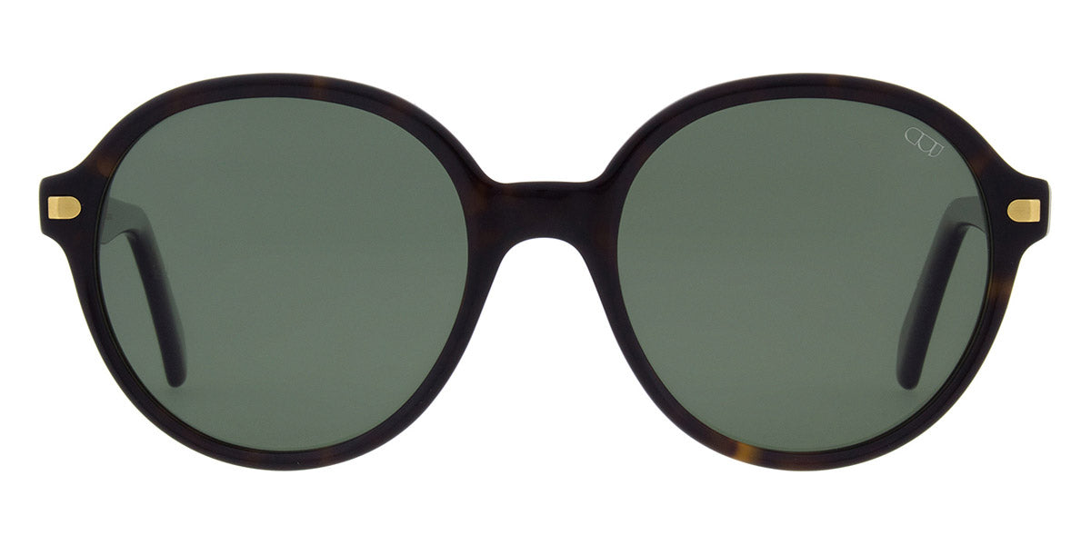 Andy Wolf® AWE03S Sun AW AWE03S Sun 02 53 - Brown/Gold Sunglasses