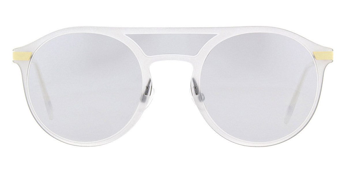 Andy Wolf® Brigitta Sun AW Brigitta Sun E 141 - White/Silver E Sunglasses
