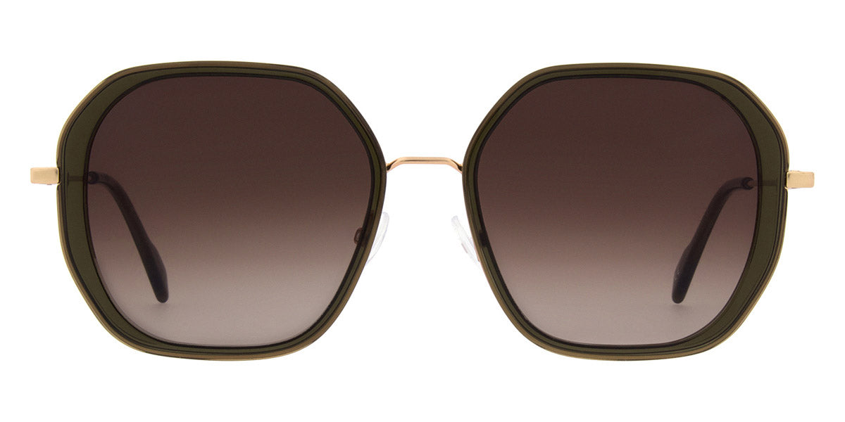 Andy Wolf® Heather Sun AW Heather Sun 08 53 - Rosegold/Green Sunglasses