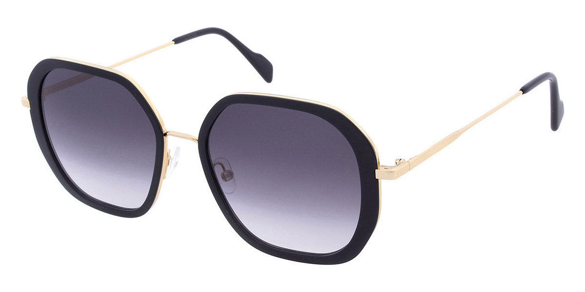 Andy Wolf® Heather Sun AW Heather Sun 01 53 - Black/Gold 01 Sunglasses